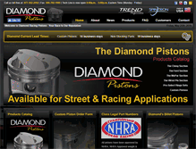 Tablet Screenshot of diamondracing.net